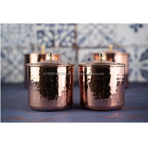 Frascos de almacenamiento de té y café de azúcar de Metal de alta calidad, bote hecho a mano para el hogar, Hotel, restaurante, cocina - Product Image 3