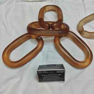 Chaînes en résine personnalisables, très grandes et aux couleurs claires, maillons en résine multicolores de grande taille disponibles. - Product Image 5