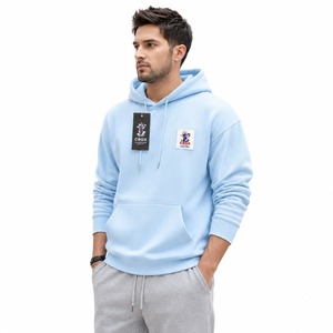 Men's Premium Silkscreen Print Hoodie Casual Pullover Sweatshirt Soft <b>Fleece</b> <b>Lined</b> Long Sleeve Streetwear Hooded <b>Jacket</b> - Product Image 4