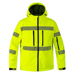 Chaqueta de Seguridad de Alta Visibilidad para Trabajo en Invierno, Reflectante con LED, Impermeable, de Secado Rápido y Transpirable, para Construcción en Exteriores - Product Image 1