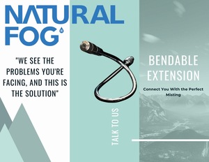 Extensor de nebulización de boquilla de niebla de alta presión para invernaderos agrícolas de calidad directa de fábrica de niebla Natural de Taiwán - Product Image 5