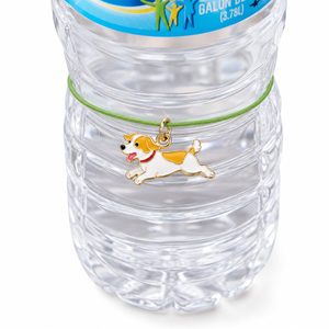 Bande de bouteille d'eau personnalisée en métal émaillé avec breloque baleine, anneau d'identification et de suivi en silicone élastique pour la gym et l'école - Product Image 5
