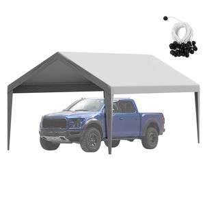 Telo di Ricambio per Tettoia Auto/Camion 12x20 piedi, Resistente, Impermeabile, Anti-UV, Facile da Installare, per Garage - Product Image 5