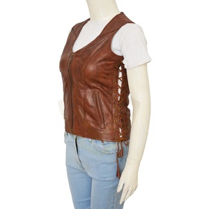 Chaleco de Cuero para Mujer, Transpirable, Cálido para Invierno, Uso Casual, Precio Razonable - Product Image 5