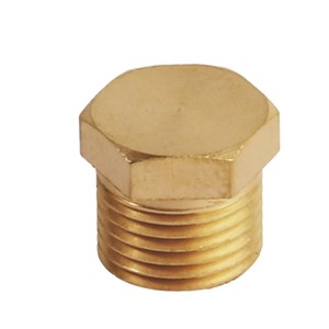 Raccord de tuyau à filetage hexagonal extérieur en laiton 1/4" NPT mâle (AOL-05) - Product Image 6