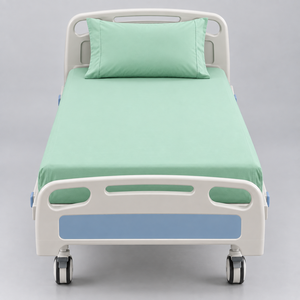 Ensemble de literie d'hôpital de qualité supérieure, durable, réutilisable, léger, 400TC, écologique, personnalisable, draps de lit médicaux - Product Image 6