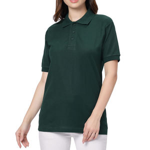 Polos Verdes Lisos de Alta Calidad para Mujer, Camisetas Lisas para Usar con Logotipo Personalizado, Ropa Deportiva Informal, Golf, Oficina - Product Image 4