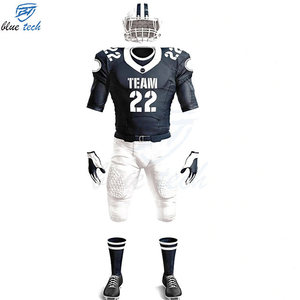 Custom American Football Sports Uniform Sublimated Short Sleeve Jersey Pants Set for Professional Teams - Product Image 5