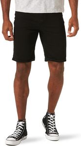 Pantalones Cortos de Mezclilla Negros para Hombre, Cintura Alta, Pierna Recta, Casuales, para Verano, Transpirables, con Bolsillos, 100% Algodón Tejido, Estilo Urbano, Ligeros - Product Image 6