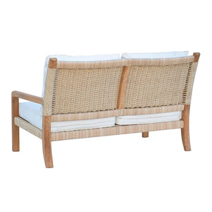 Modern Durable Wood Ottoman & <b>Stool</b> with Fabric Upholstery-Multi-Function Indoor/Outdoor Living Room Furniture - Product Image 4