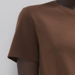 Chemise unie pour femme, service OEM, conception avec logo personnalisable, design de haute qualité à prix abordable, style décontracté - Product Image 3