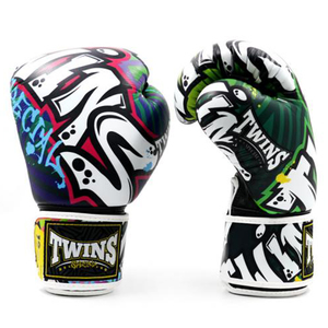 New Twins Professional Boxing Sparring Gloves Oem Design Digital Printing Real Leather <b>Strap</b> Pro Punching Bag Twins Gloves - Product Image 2