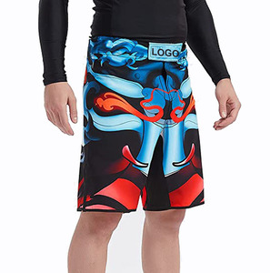 Rashguard y Pantalones Cortos de MMA Sublimados Personalizados 100% Poliéster – Conjunto Deportivo para Hombre, Transpirable, de Secado Rápido - Product Image 5