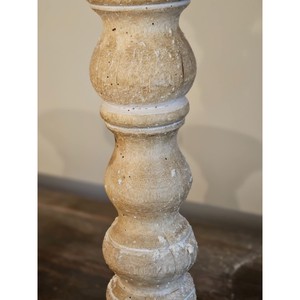 Ensemble de porte-bougies en bois recyclé fait main, vente en gros |   Finition vieillie - Product Image 5