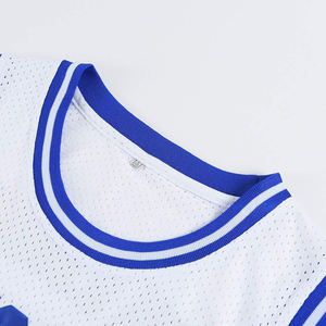 Vêtements de basketball 100% polyester respirant sans manches avec logo frontal pour hommes adultes - Product Image 5