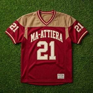Men's Red Gold American Football <b>Jersey</b> Custom Number Print <b>Sports</b> <b>Jersey</b> Activewear <b>Sports</b> Clothes Wholesale - Product Image 5