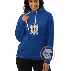 Sudadera con Capucha Personalizada de Sigma Gamma Rho para Invierno y Otoño, con Logotipo Bordado en la Parte Delantera, de Algodón y Felpa, de Alta Calidad para Mujer - Product Image 2