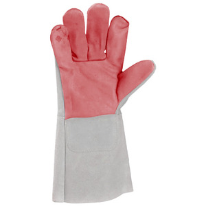 Goat Grain & Cowhide Split Leather TIG Welding <b>Gloves</b> <b>Long</b> Lasting Flame Retardant Construction <b>Gloves</b> for BBQ Heavy Duty Work - Product Image 4