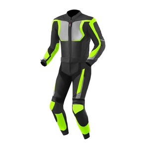 Traje de Motociclista de Cuero Personalizado y Elegante para Hombre, Traje de Motociclista Duradero con Rendimiento Cómodo para Equipos de Motociclismo - Product Image 1