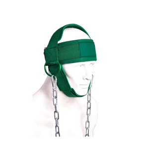 Arnés de Cuello/Cabeza Personalizable de Alta Calidad al por Mayor para Levantamiento de Pesas en Gimnasio con Cuero PU y Acero Inoxidable - Product Image 1