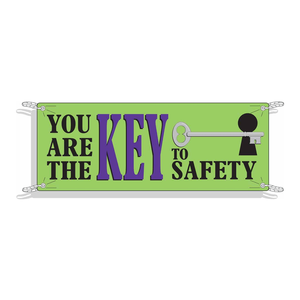 Panneau de sécurité Brady durable pour l'intérieur et l'extérieur - Vous êtes la clé de la sécurité - Product Image 2