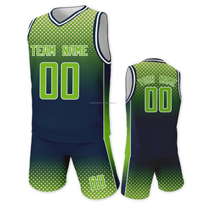 Ensemble de maillots de basket-ball personnalisés bleu marine pour hommes, cadeau d'été pour les fans de sport, nom et numéro d'équipe imprimés, taille plus, respirant, séchage rapide - Product Image 1