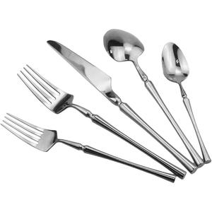 Services de couverts en acier inoxydable style coréen sans BPA, ensembles de couverts et ustensiles métalliques pour restaurants, personnalisation gratuite - Product Image 6
