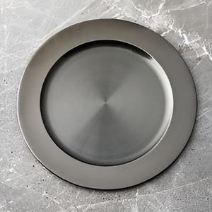 Assiettes de Présentation en Laiton Artisanales Personnalisées à Prix Bas, Dorées, pour Mariages et Fêtes, Plateaux et Plats de Service Alimentaire - Product Image 5