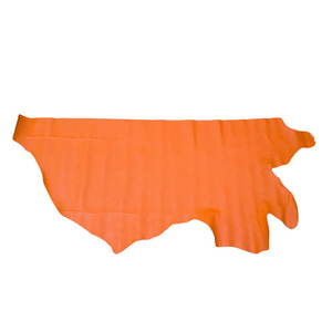 Assemble 1.2-1.4mm Thick Versatile Orange Cowhide <b>Leather</b> Handbags Purses Wallets Quick-Dry Solid High Quality Soft Pebble Grain - Product Image 3