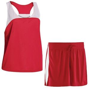 Uniformes de lacrosse reversibles de alta calidad, conjuntos deportivos de verano sin mangas transpirables duraderos para mujer, productores fabricados - Product Image 1