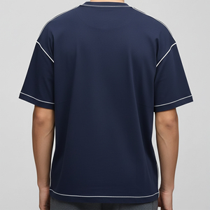 Camiseta de Hombre de Primera Calidad, Informal, para Verano, 100% Algodón, Personalizable, Corte Holgado, Transpirable, Ecológica, Estilo Hip Hop - Product Image 2