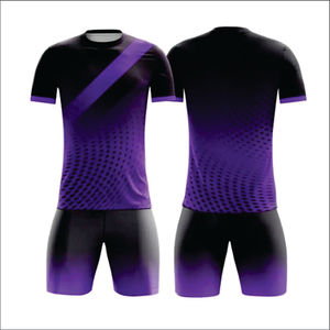 Camiseta de Fútbol Unisex con Logotipo Personalizado, 100% Poliéster de Secado Rápido, Nombre y Números del Equipo Personalizados, Posiciones en el Dobladillo Inferior/Cuello Trasero, Hecho en Pakistán - Product Image 1