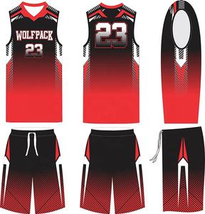 กางเกงบาสเก็ตบอลดีไซน์ใหม่ ระบายอากาศ ป้องกันแบคทีเรีย ไซส์พลัส / ชุดบาสเก็ตบอลแบบซับลิเมชั่นสั่งทำได้สำหรับทุกเพศ ด้านหน้า - Product Image 5