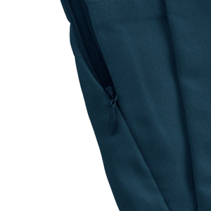 Shorts décontractés pour femmes à taille haute, plissés, avec ceinture, poches latérales, fermeture éclair, séchage rapide, respirants, motif uni, 100% polyester - Product Image 5