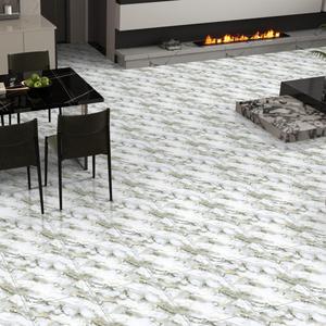 Legend Crema Design 600x600mm Carreaux de sol en porcelaine polie 9mm d'épaisseur 60x60 Carreaux de réception haute résolution - Product Image 6