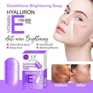 Savon éclaircissant au glutathion DR.DAVEY avec acide hyaluronique et vitamine E - Product Image 3