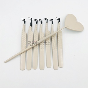 Pince à épiler en acier inoxydable pointue de haute qualité RMI, très vendue, pour extensions de cils - Product Image 1