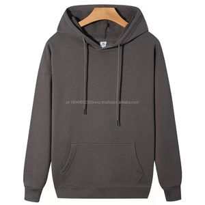 Sweat-shirts pour hommes de haute qualité, style streetwear d'hiver, matière polyester/coton, léger, séchage rapide, sweat-shirts à capuche personnalisés avec logo - Product Image 2