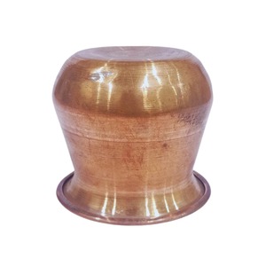 Recipiente Decorativo Portátil para el Hogar, Karwa Kalash Lota Puja Patra, Pintado a Mano, Estilo Contemporáneo, de Cobre - Product Image 3
