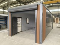 Garage Conteneur Moderne 20-40 pieds : Abri de Voiture Préfabriqué en Acier, Abri de Stationnement Multi-Véhicules, Entrepôt Modulaire pour 2-4 Voitures