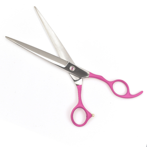 Wholesale Prices Stainless Steel Straight Blade Salon Grade Portable Pet Grooming <b>Scissor</b> for Cats <b>Dogs</b> Groomers - Product Image 4