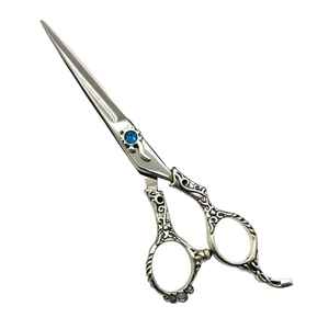 Ciseaux de coiffure professionnels en acier inoxydable, ciseaux de coupe de cheveux aiguisés, outil de coiffure de salon, poignée ergonomique, qualité supérieure - Product Image 2