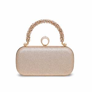 Pochette de soirée dorée pour mariée P15560 - Product Image 1