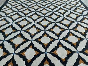 Alfombra de Lana Hecha a Mano con Diseño Floral Rojo, Alfombra de Primera Calidad para Decoración del Hogar y Sala de Estar - Product Image 6