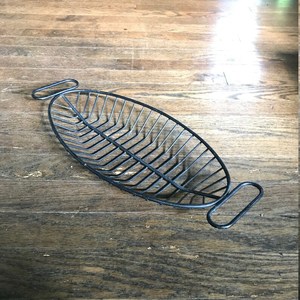 Oval Iron Wire Eco-Friendly Storage <b>Basket</b> with Handles Modern Multi-Purpose <b>Bread</b> Fruit Vegetable Holder - Product Image 5