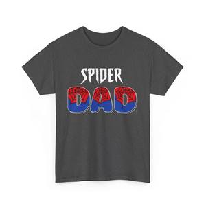 Camiseta con diseño divertido de Spider Love para hombres y padres, 100% algodón, ecológica, transpirable, informal, de manga corta - Product Image 3