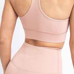 Conjunto de Yoga para Mujer, Diseño Sólido, Tela Elástica Premium, Transpirable, Ecológico, de Secado Rápido, Cómodo, Cintura Alta, 2 Piezas - Product Image 3