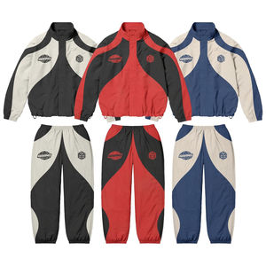 ชุดวอร์มไนลอนสั่งทำพิเศษ พิมพ์โลโก้แบรนด์ได้ ชุดออกกำลังกายสำหรับทุกเพศ ผู้ผลิตขายส่งแบบ OEM ปี 2026 - Product Image 1