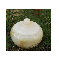 Pot à sucre en onyx de haute qualité avec design écologique, couleur et logo personnalisables, utilisation en cuisine, prix de gros