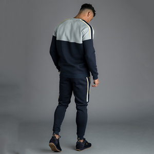 Custom Logo <b>Men</b> Running Fitness Sports Wear Tracksuit High Quality Track Suit - Product Image 2